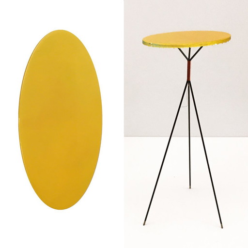 Ndebele Nomadic Table by Melchior van Dansik, Yellow Sun