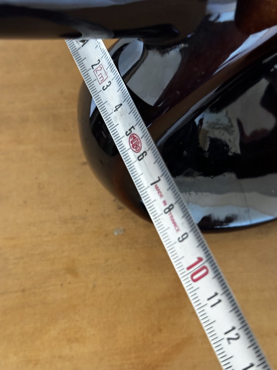 Image 1 of Pair of Ceramidi ceramic candlesticks from the 60s