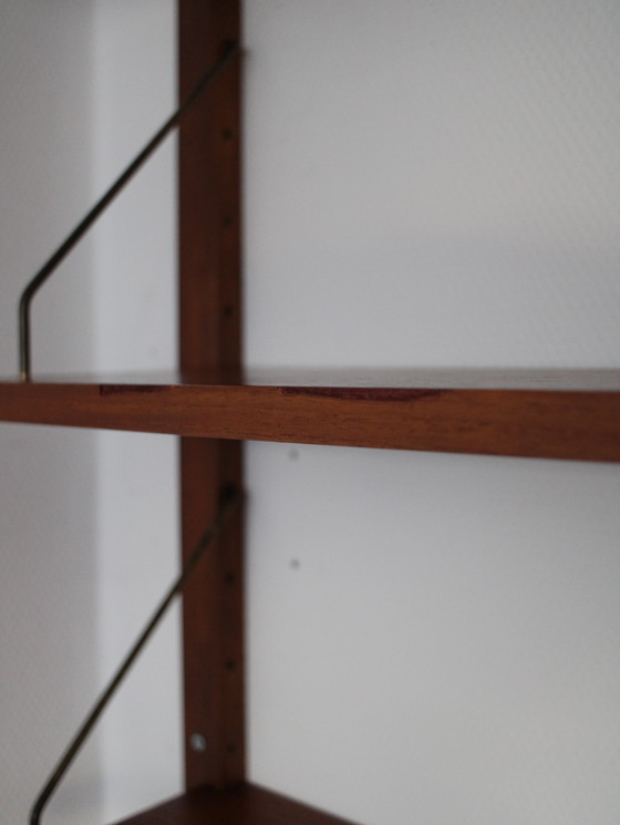 Image 1 of Sistema di pareti modulari danesi vintage in teak