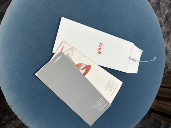 Image 1 of Knoll Warren Platner Lounge-Sessel + Ottomane Velours Aqua LP € 17.500