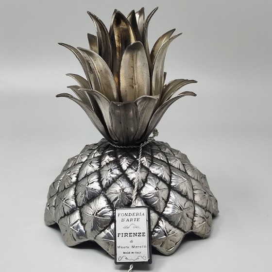Image 1 of Splendido ananas portaghiaccio degli anni '60 di Mauro Manetti per Fonderia d'Arte Firenze. Prodotto in Italia.
