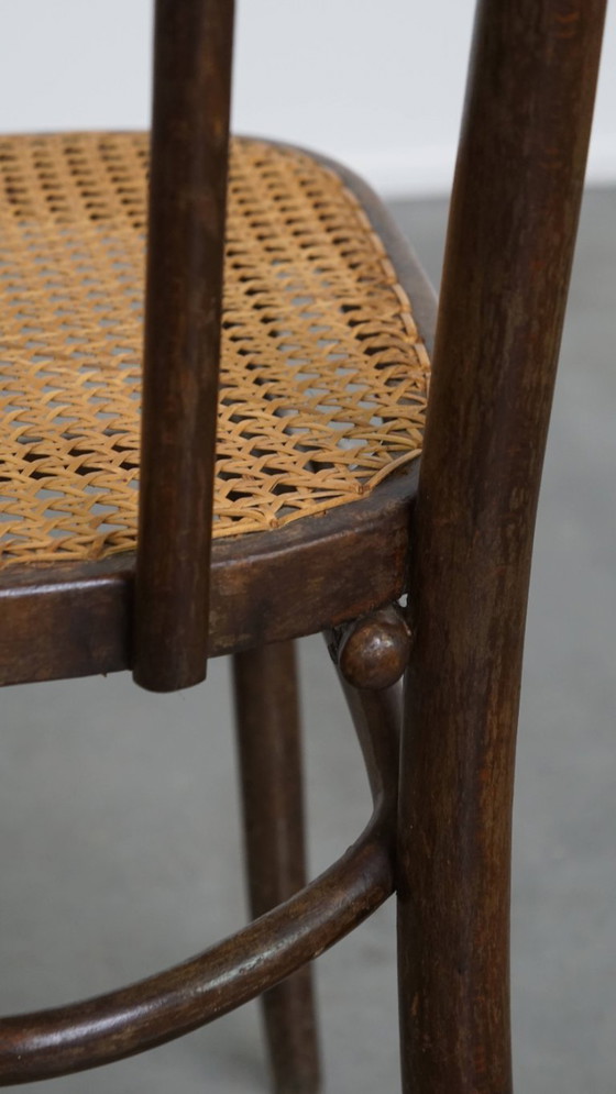 Image 1 of Bistrostuhl im Thonet-Stil mit Geflechtsitz