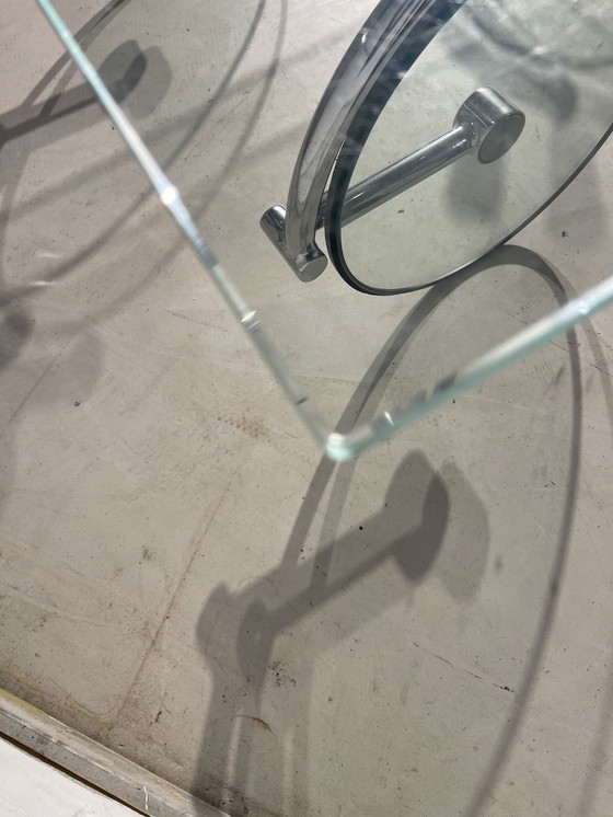 Image 1 of Table basse Fontana Arte "Tour", Gae Aulenti vintage Artdeco