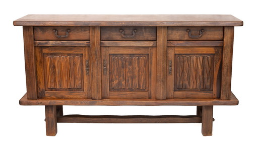 Brutalist sideboard by Olavi Hanninen