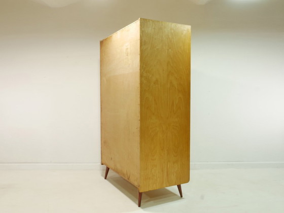 Image 1 of Armoire d'entrée vintage / armoire à vêtements / armoire à linge - années 60, Allemagne