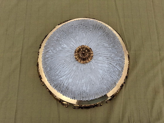 Image 1 of Beautiful vintage German ceiling lamp, Hollywood Regency style j60/70