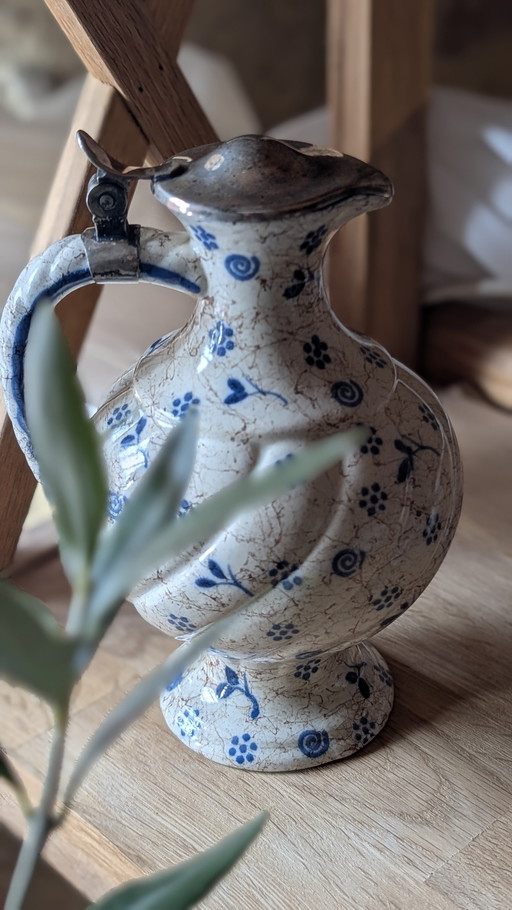 Antica brocca in terracotta smaltata - SMF Schramberg - Germania