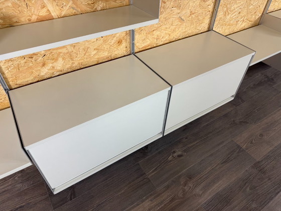 Jaren 60 70 Wandrek Wall Unit van Dieter Rams voor Vitsoe 606 – Metal (photo 13 of 22)