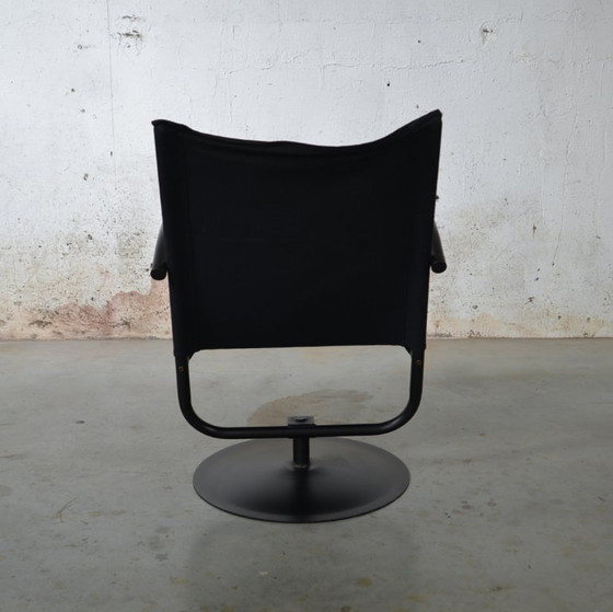 Image 1 of 1x drehbarer Canvas-Stuhl