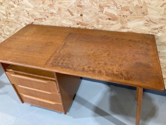 Image 1 of Bureau EB02 en bouleau avec chaise assortie