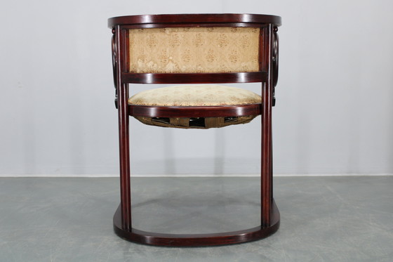 Image 1 of Beukenhouten bank en stoel