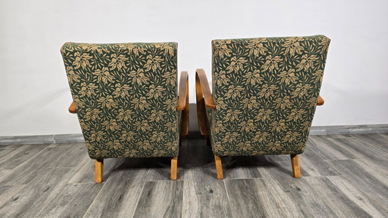 Image 1 of Set of Vintage Armchairs by Jindrich Halabala
