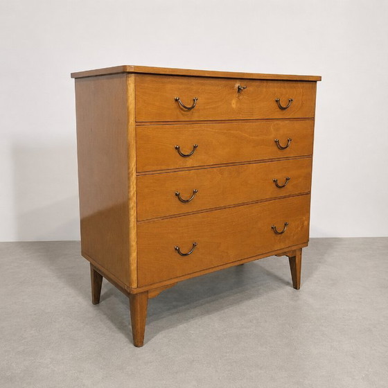 Image 1 of Commode vintage Imexcotra en bouleau, Belgique, années 1960
