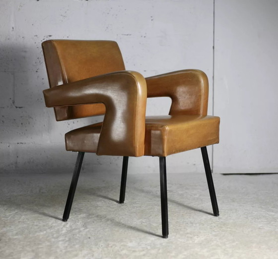Image 1 of Sillón al estilo de Jacques Adnet