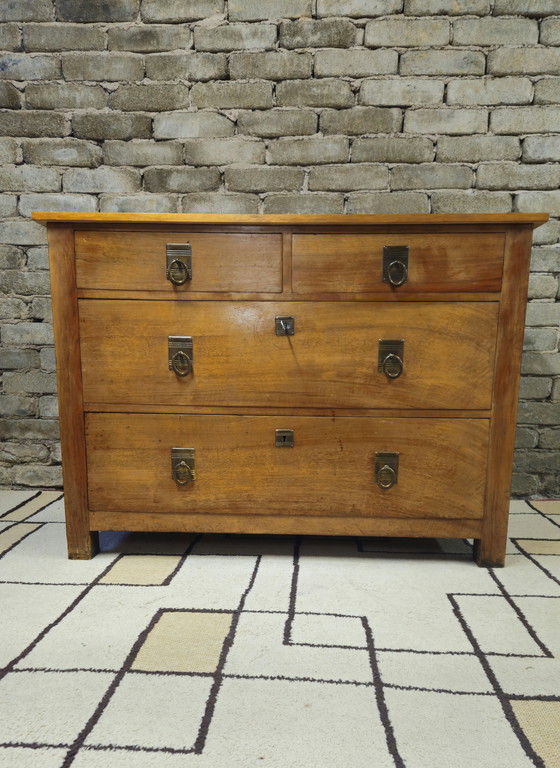 Image 1 of Kommode aus massivem Walnussholz, ca. 1960