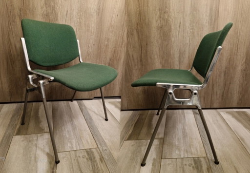 💚 Paire de Chaises DSC 106 Giancarlo Piretti / Anonima Castelli, 1965, 70 Estampillées
