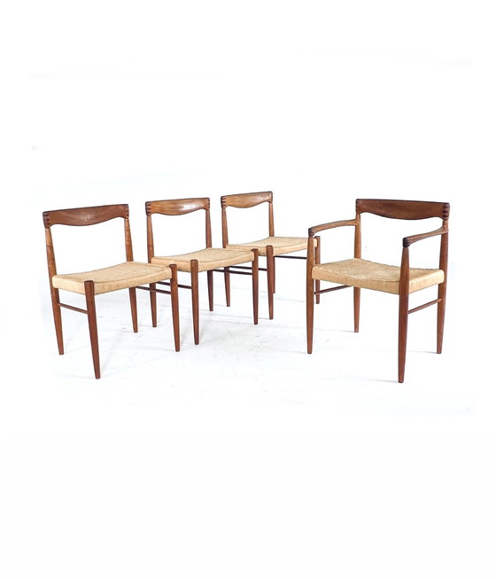 Image 1 of 4x Dining chair Henry Walter Klein, Bramin '60