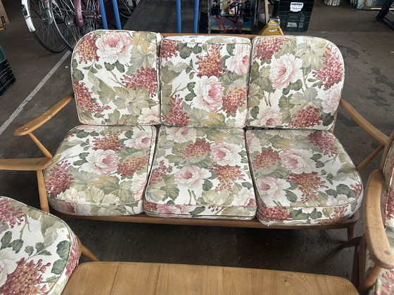 Image 1 of Ecrol - Lucian Ercolani Sofa set Hout