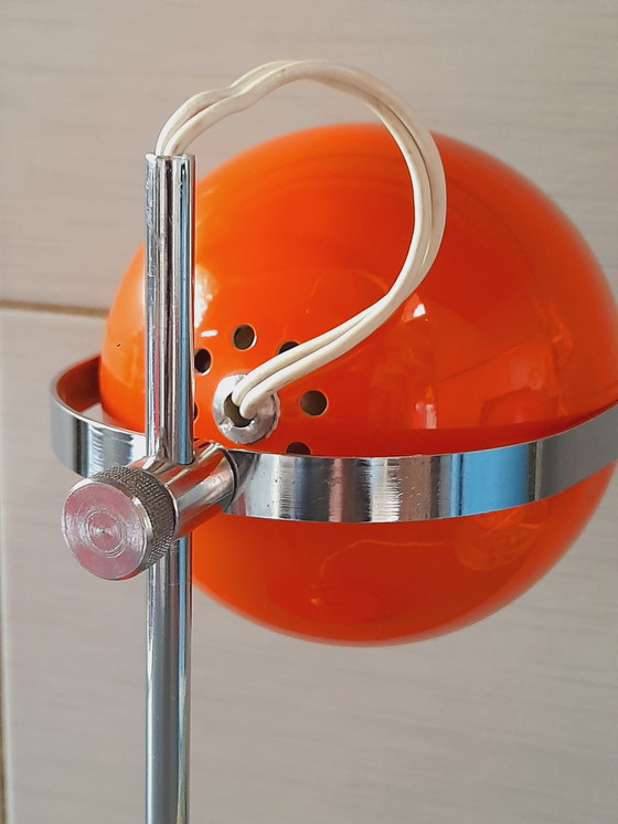 Image 1 of Lampe Eye Ball arancione 1970