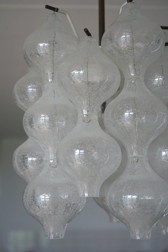 Image 1 of  Vintage Tulipan kroonluchter van JT Kalmar voor Franken Kalmar KG. 1960s