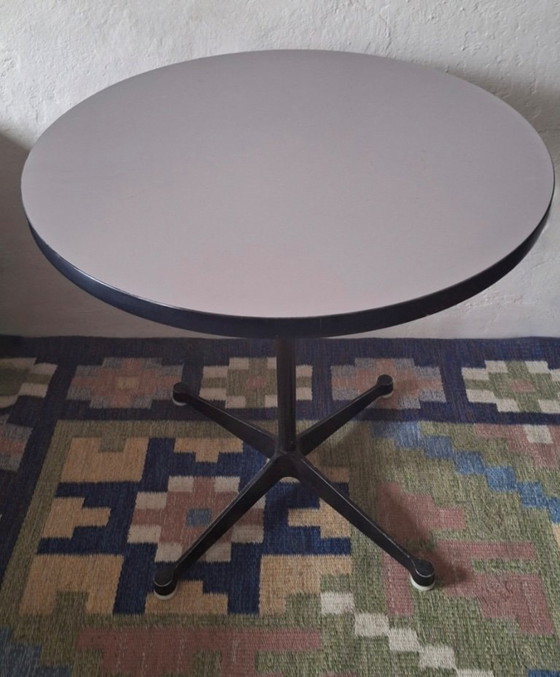 Vitra Contract Base Circular Bistro Table by Eames for Herman Miller, 1960s – Coffee tables, Metal (photo 3 of 9)