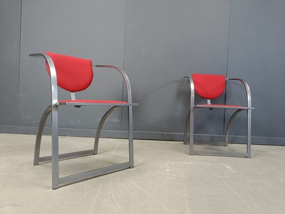 Image 1 of Sinus-Esszimmerstühle von KFF, 1990er Jahre, 6er-Set