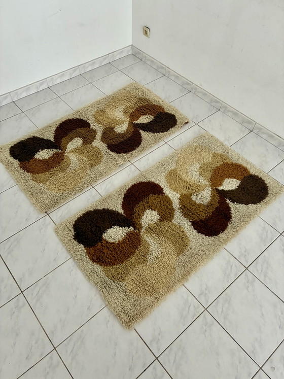 Set Vintage Desso Rugs Space Age Pop Art Set Price – Rugs & carpets, Textile (photo 2 of 13)
