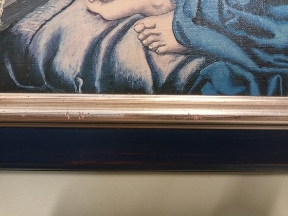 Hand-painted Reproduction P. Delvaux – Paintings & Drawings, Wood, Canvas (photo 10 of 10)