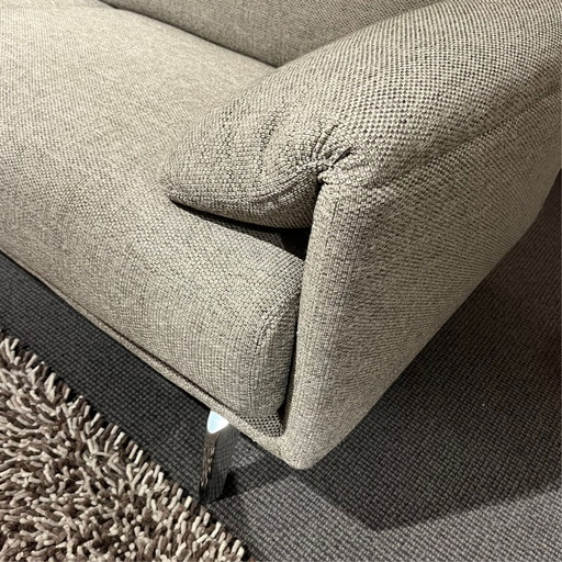 Leolux Bora Balanza hoge rug 2,5 zitbank – bankstel, Textile, Plastic (photo 2 of 2)