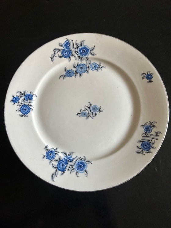Image 1 of Two Art Deco Porcelain Dishes by F. Legrand & Cie