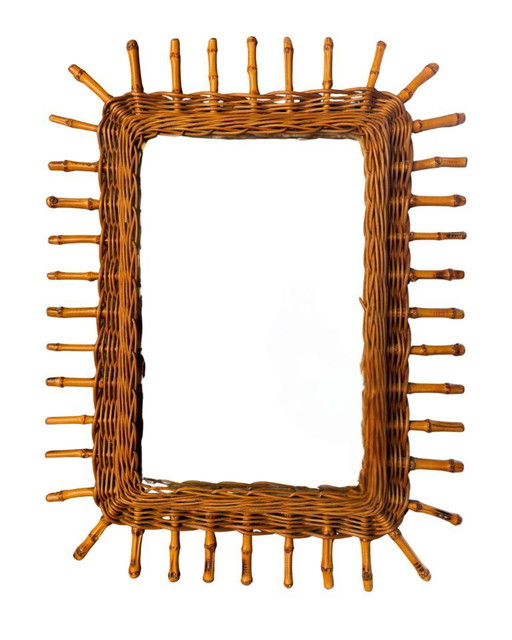 Bamboo Mirror c. 1960s