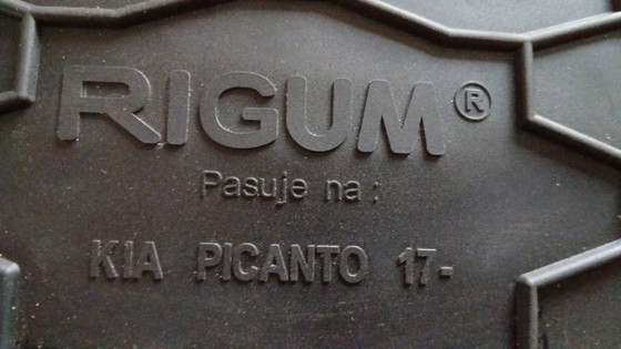 Image 1 of Luxury rubber trunk mat suitable for Kia Picanto v.a. 2017