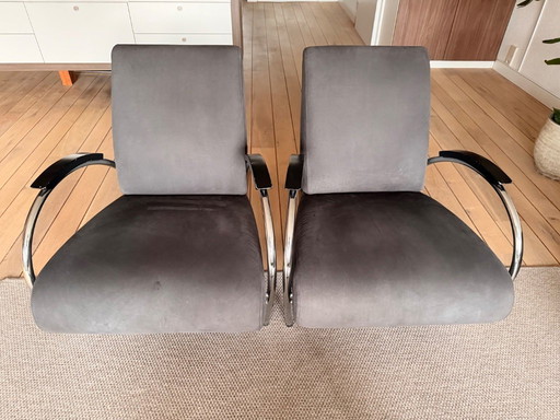 2 x Design Armchair GELDERLAND 5770 Black