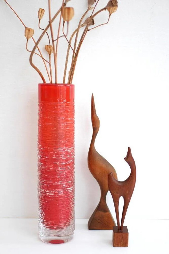 Image 1 of Glass vase by Edenfalk, Skruf, Sweden