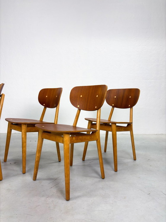 Set 'SB11' Dining chairs by Cees Braakman for Pastoe – Wood (photo 7 of 19)