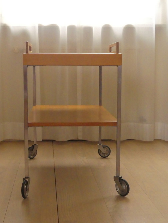 Image 1 of Wilhelm Renz serving trolley Walter Wirz trolley with tray