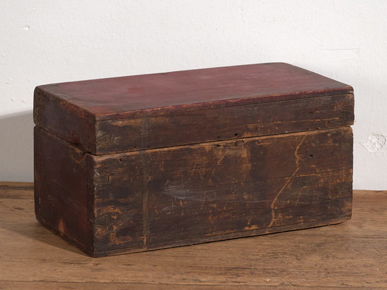 Cassa rossa antica con dettagli floreali (c.1900) #44 – Vetrine (photo 36 of 37)