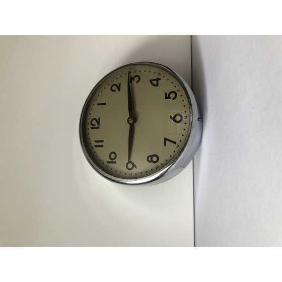 Image 1 of Vintage industrial wall clock, Czechoslovakia 1960s