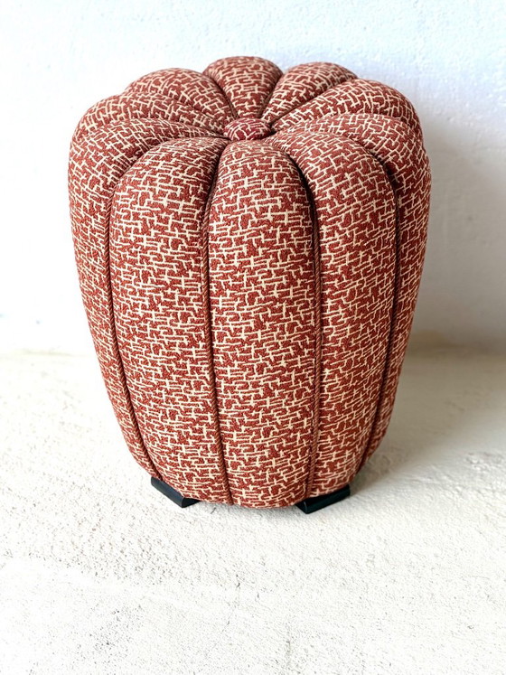 Tabouret van Jindrich Halabala – Jindřich Halabala, Hockers en poefs, Textile (photo 15 of 16)