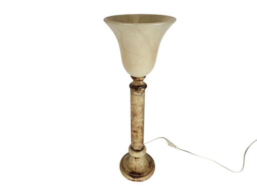 Massive/Pegasam - Lampe calice - Albâtre - Espagne - 3ème quart 20ème siècle
