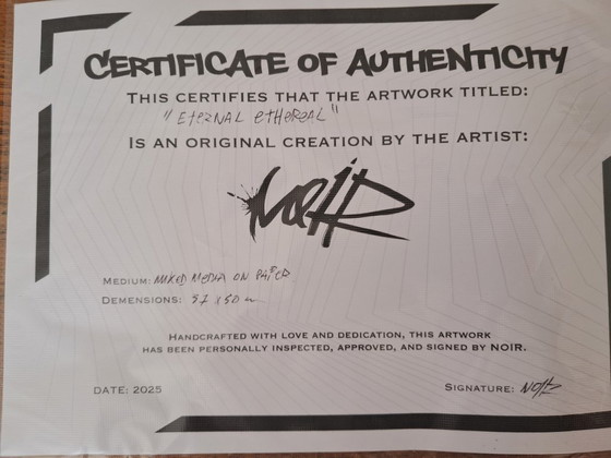 Image 1 of NO1R - Eternal ethereal - Framed artist's table