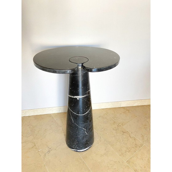 Image 1 of Vintage black marble coffee table, Italy 1970s