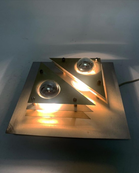 Image 1 of Applique d'epoca - Ottone e alluminio - 1970