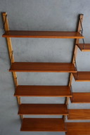 Mid-Century Danish wall shelving unit by Poul Cadovius for Cado, 1960s