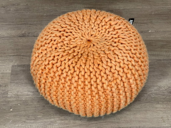 Image 1 of Thomas Eyck Pouf Urchin orange