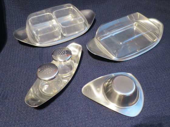 Wagenfeld WMF Streuer Max Moritz Butterschale Teesieb – Geschirr, Metal (photo 5 of 5)