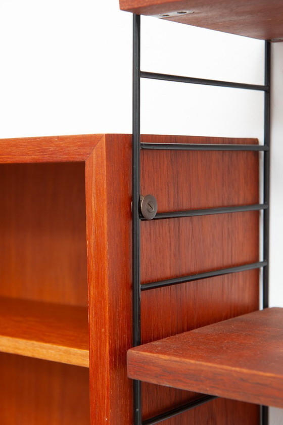 Image 1 of String wall shelf by Kajsa & Nisse Strinning, 1950s