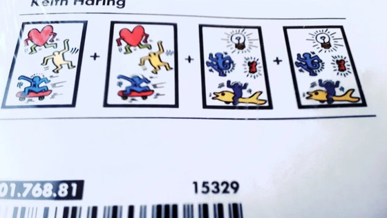 Image 1 of IKEA X Keith Haring, Slätthult Wall Stickers