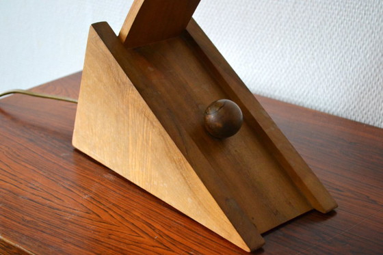 Image 1 of Bernard Brousse wooden lamp