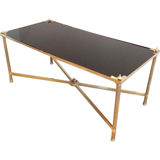 Mesa de centro rectangular vintage de Maison Jansen, 1940